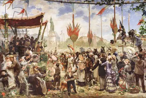 Roll, Alfred: Le 14 juillet 1880