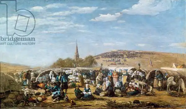 Boudin, Eugene Louis: El Perdón de Sainte-Anne-La-Palud, Bretaña