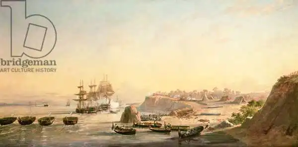 Barry, Francois: Taking of the batteries at Punto Obligado on 20 November 1845