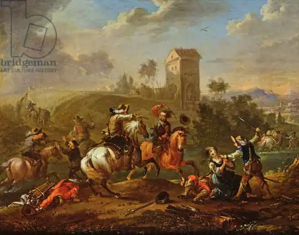 Wouwerman, Philips: Bandits Scene