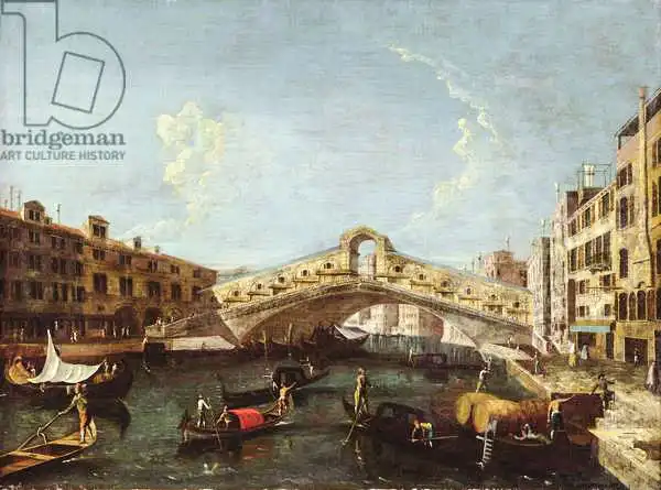 Canaletto, Giovanni: Le Rialto à Venise