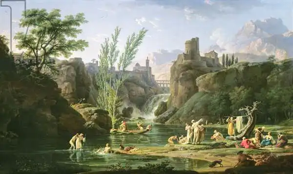 Vernet, Claude Joseph: Matin, les baigneurs