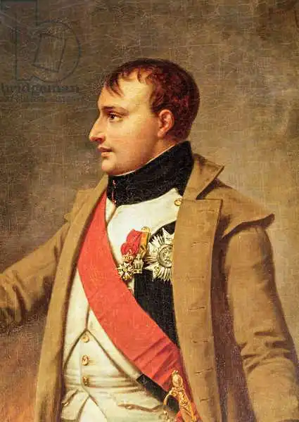 Gros, Antoine-Jean: Detail des Napoleons Treffen mit Francis II. Nach der Schlacht von Austerlitz