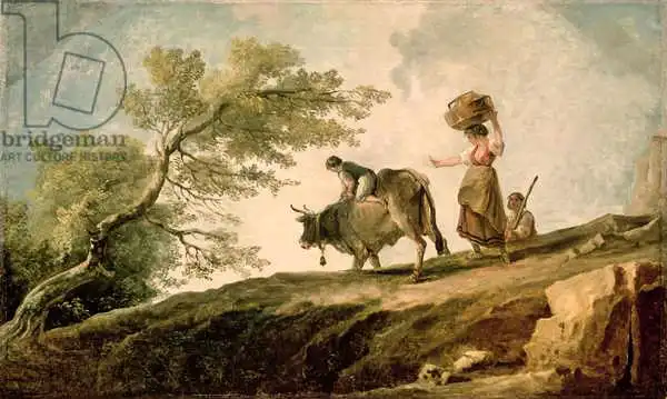 Robert, Hubert: Le pâturage
