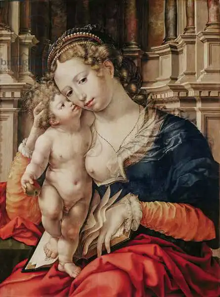 Gossaert, Jan: Vierge et enfant