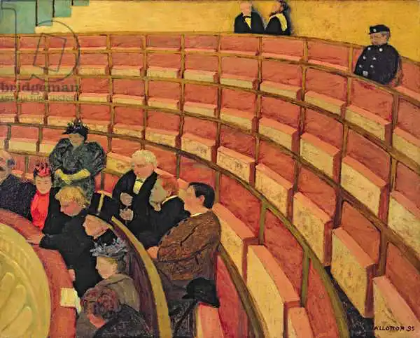 Vallotton, Félix: Le cercle supérieur au théâtre du Chatletet