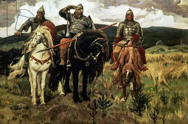 Vasnetsov, Victor Mikhailovich: Warrior Knights