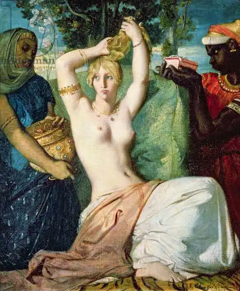 Chassériau, Théodore: The Toilet of Esther