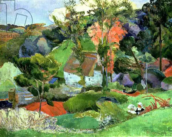 Gauguin, Paul: Landscape at Pont Aven