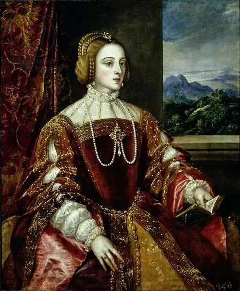 Tizian: Portrait of the Empress Isabella of Portugal