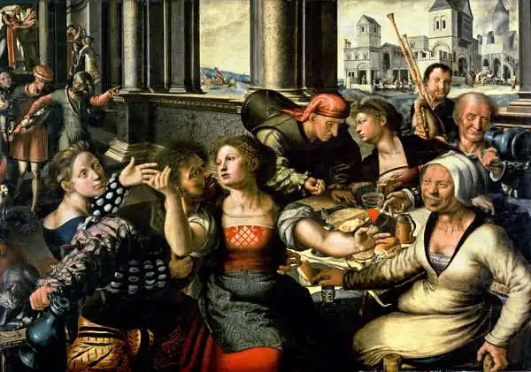 Hemessen, Jan Sanders van: Prodigal Son
