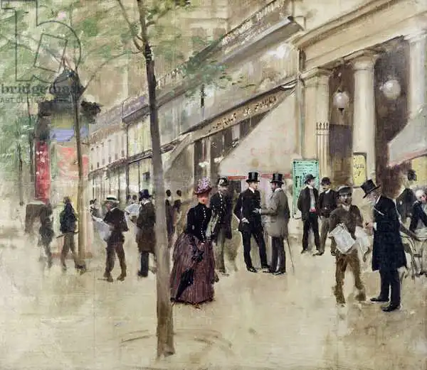 Béraud, Jean: Le boulevard Montmartre et le théâtre des variétés