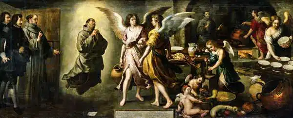 Murillo, Bartolome: Die Küche der Engel