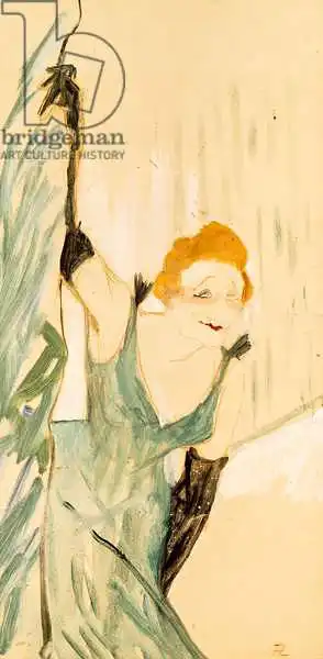 Toulouse-Lautrec, H.: Yvette Guilbert (1867-1944) taking a Curtain Call