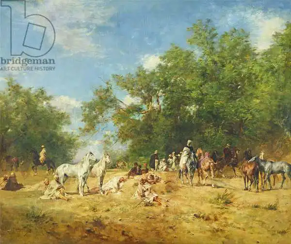 Fromentin, Eugene: Cavalieri arabi a riposo nella foresta