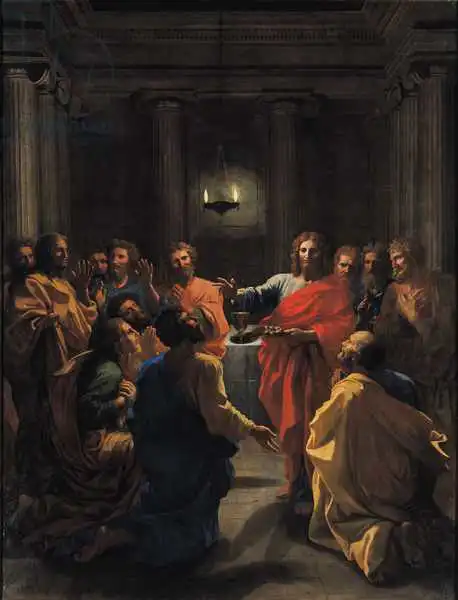 Poussin, Nicolas: Christ instituant l