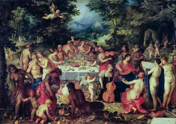Balen, Hendrik van: Banquet of the Gods