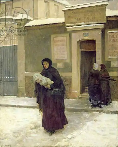 Demarest, Guillaume Albert: Leaving the Maternity Hospital