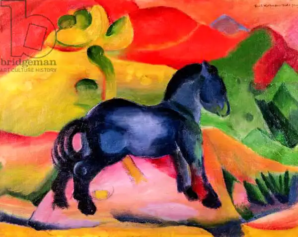 Franz Marc: Little Blue Horse | Abstract | Modern artists | Fine