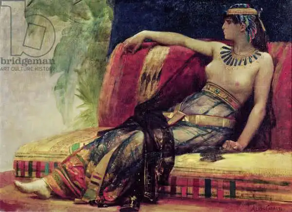Cabanel, Alexander: Cleopatra (69-30 BC), preparatory study for 