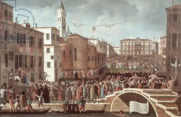 Bella, Gabriele: Festival der gesegneten Jungfrau Maria am 2. Februar in Santa Maria Formosa, Venedig