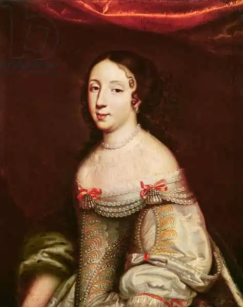 Champaigne, Philippe de: Portrait of Anne of Austria (1601-1666), Infanta of Spain, Queen consort of France and Navarre
