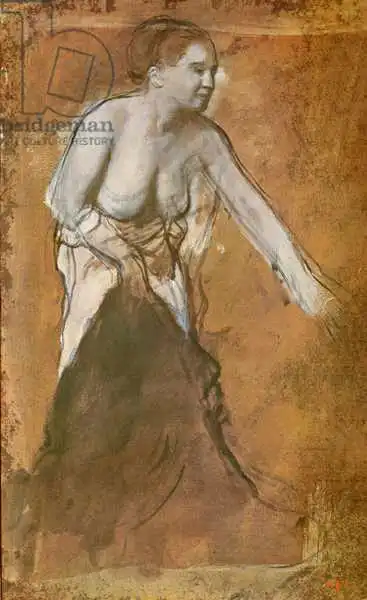 Degas, Edgar: Femme se lavant, c.1866-68