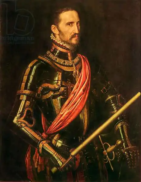 Mor, Anthonis van Dashorst: Portrait of Fernando Alvarez de Toledo, 3rd Duke of Alba (1508 - 1582)