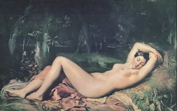 Chassériau, Théodore: A Sleeping Nymph
