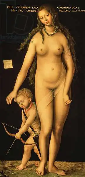 Cranach, Lucas: Venuše a Kupido
