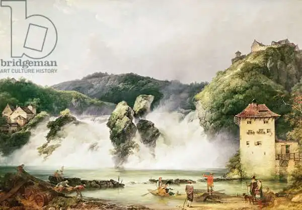 Loutherbourg, Philippe: La cascade du Rhin à Schaffhausen