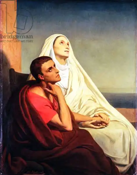 Scheffer, Ary: St. Augustine and his mother St. Monica