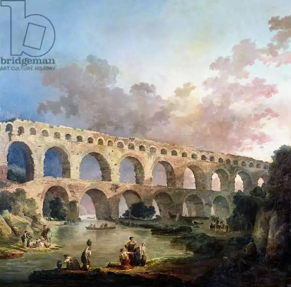 Robert, Hubert: Pont du Gard, Nimes