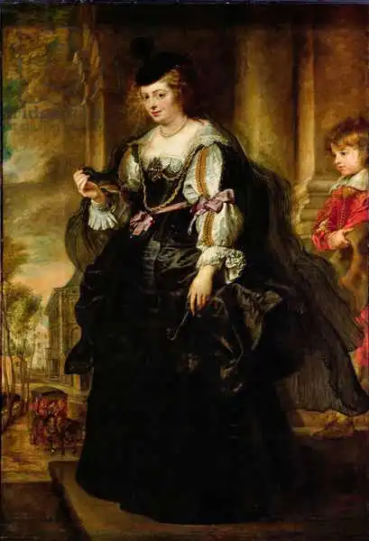 Rubens, Peter Paul: Portrait of Helene Fourment with a Coach