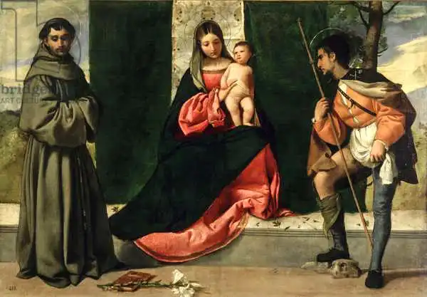 Giorgione: Virgin and Child with St. Anthony of Padua and St. Rocco