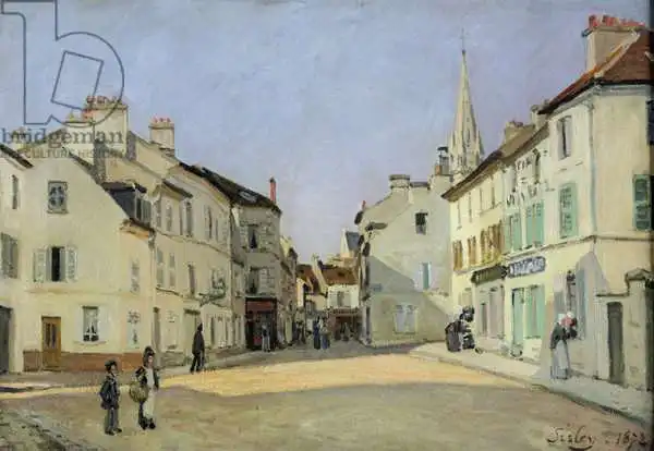 Sisley, Alfred: Rue de la Chaussee in Argenteuil