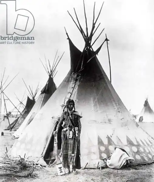 Unknown: Blackfoot Brave, près de Calgary, Alberta