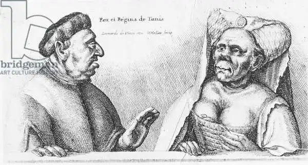 Vinci, Leonardo: Rex et Regina de Tunis