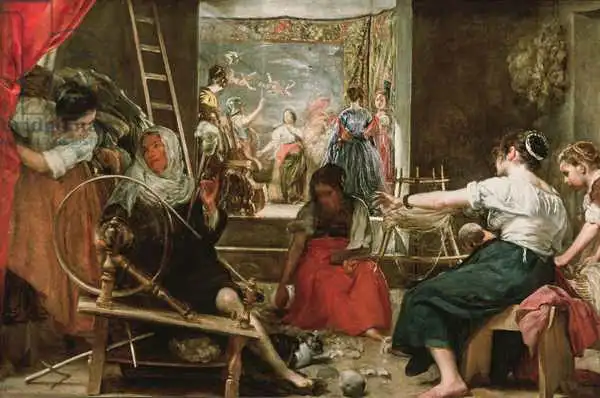 Velazquez, Diego: Spinners, or The Fable of Arachne