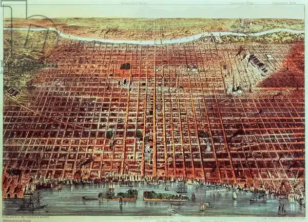 Currier, N.: General View of Philadelphia