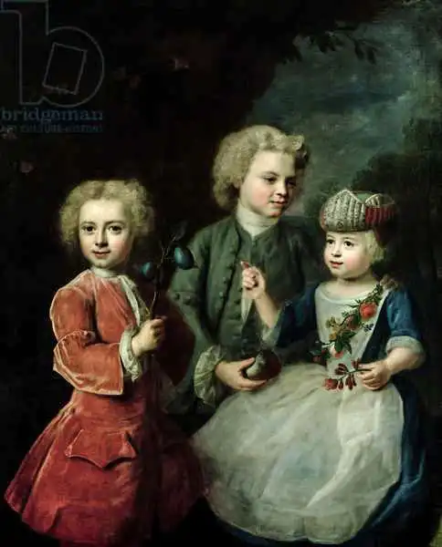 Denner, Balthasar: Children of Councillor Barthold Heinrich Brockes (1680-1747)