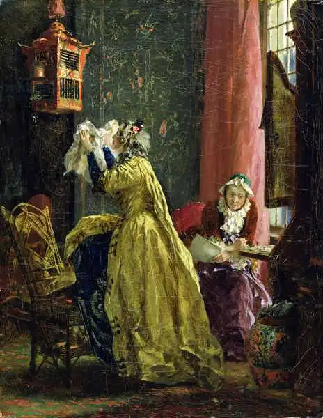 Menzel, Adolph: In the Boudoir