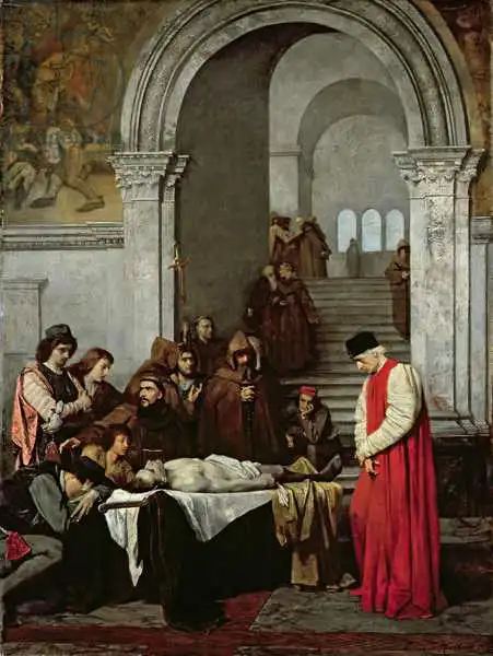 Heilbuth, Ferdinand: The Painter Luca Signorelli standing by the body of his rival
