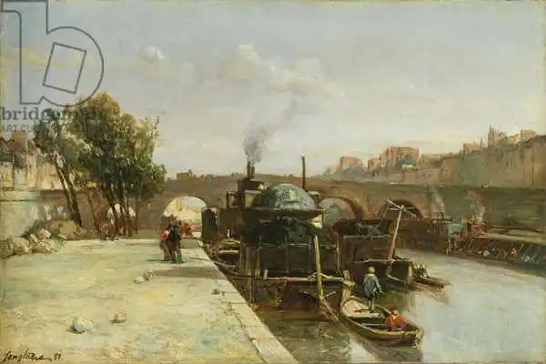 Jongkind, Johan: The Seine at Pont Marie, Paris