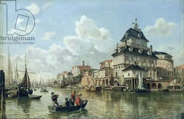 Ruths, Valentin: Boat House at Hamburg Harbour