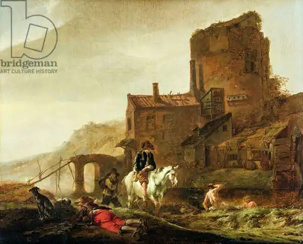 Wouwerman, Philips: Rider and Bather
