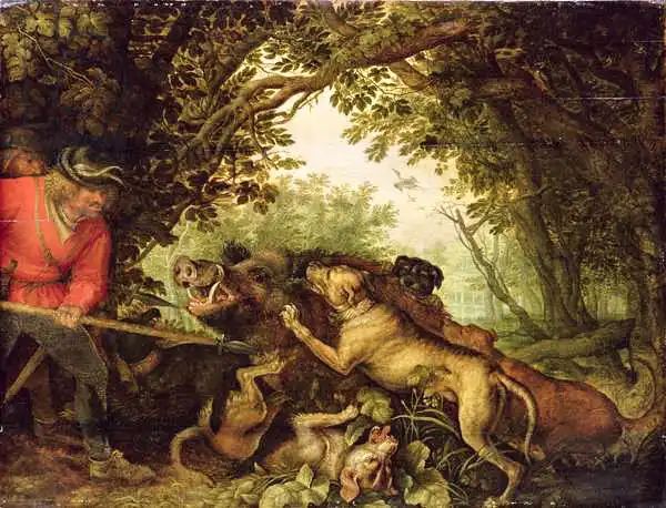 Savery, Roelandt Jacobsz: Boar Hunt
