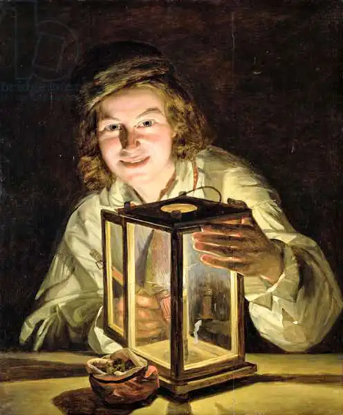 Waldmüller, Ferdinand Georg: The Young Stableboy with a Stable Lamp