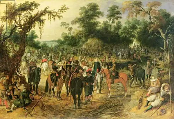 Vrancx, Sebastian: Campszene
