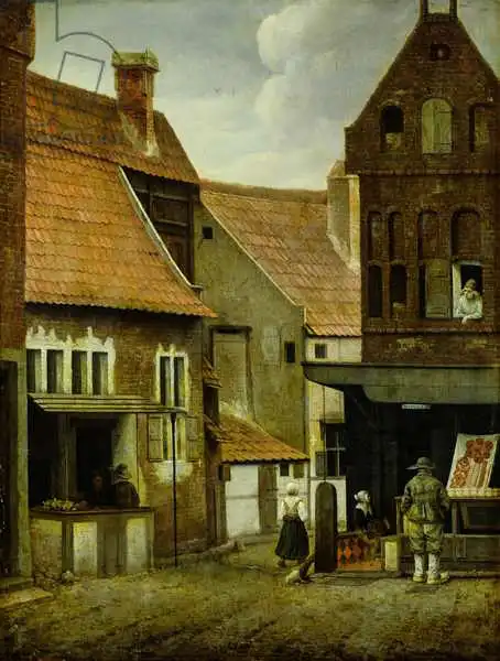 Vrel, Jacobus: Street Scene